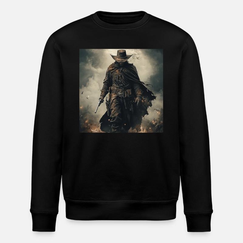 Cowboy - Stanley/Stella Unisex Bio-Sweatshirt ROLLER - Schwarz