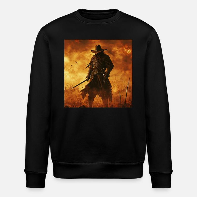 Cowboy - Stanley/Stella Unisex Bio-Sweatshirt ROLLER - Schwarz
