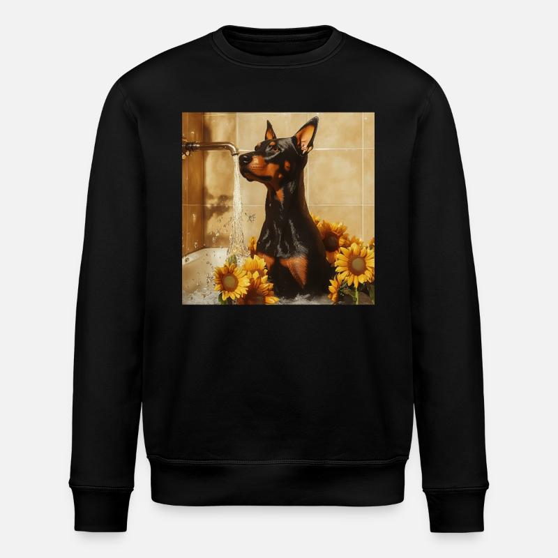 Dobermann - Stanley/Stella Unisex Bio-Sweatshirt ROLLER - Schwarz