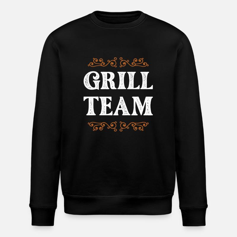 Grill Crew - Stanley/Stella Unisex Bio-Sweatshirt ROLLER - Schwarz