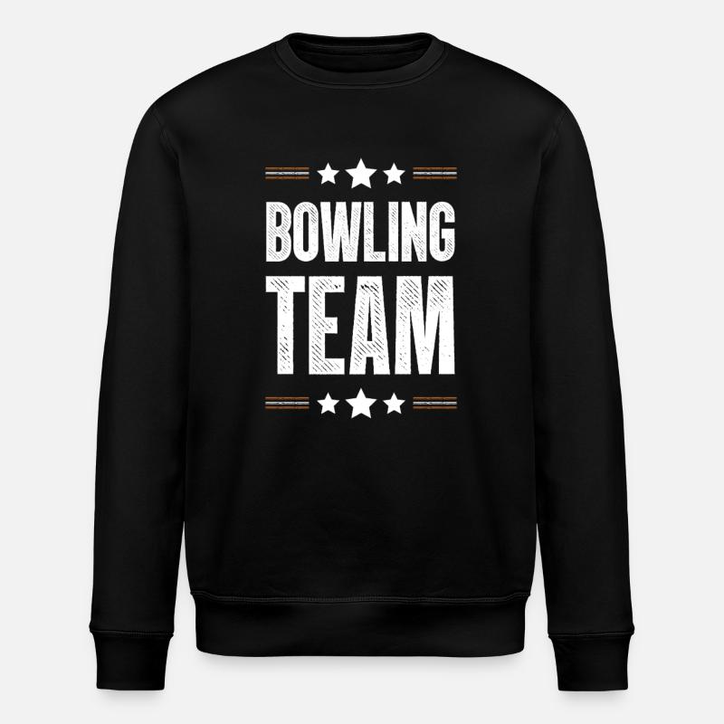 Bowling Team - Stanley/Stella Unisex Bio-Sweatshirt ROLLER - Schwarz