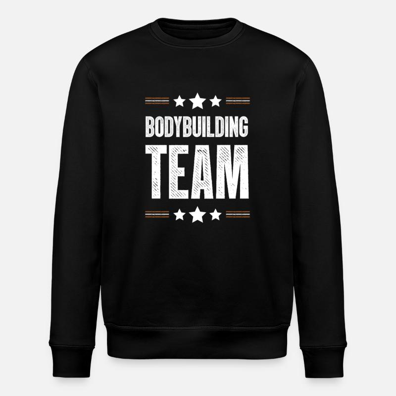 Bodybuilding Team - Stanley/Stella ROLLER Unisex Organic Sweatshirt - black