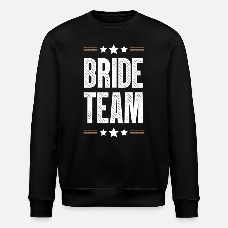 Bride Team - Stanley/Stella Unisex Bio-Sweatshirt ROLLER - Schwarz