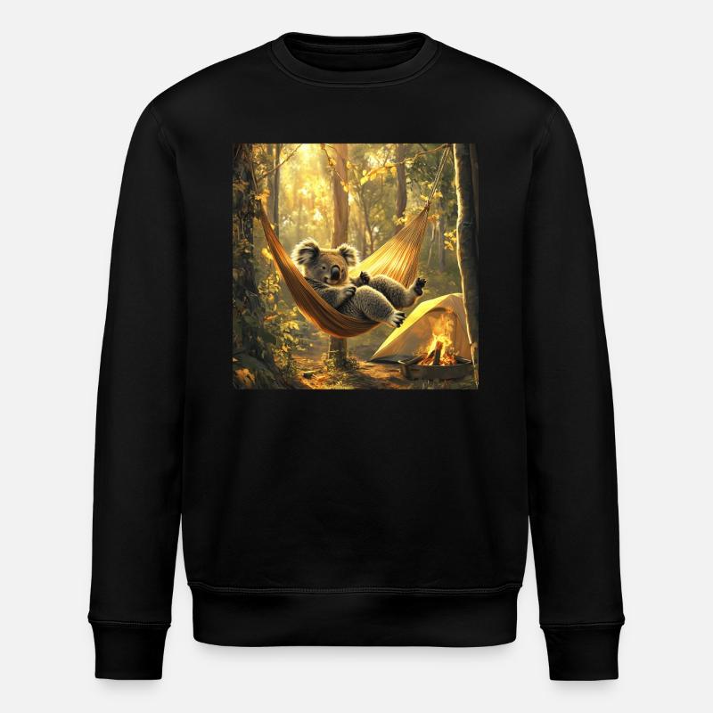 Koala - Stanley/Stella Unisex Bio-Sweatshirt ROLLER - Schwarz