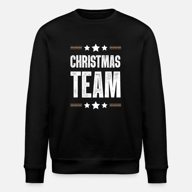 L’équipe de Noël - Sweat bio ROLLER Stanley/Stella Unisexe - noir