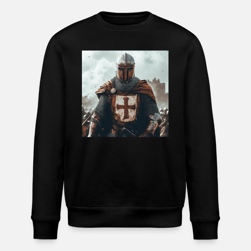 Soldat Krieger - Stanley/Stella Unisex Bio-Sweatshirt ROLLER - Schwarz