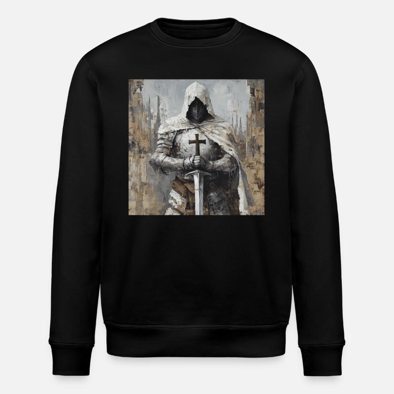 Soldat Krieger - Stanley/Stella Unisex Bio-Sweatshirt ROLLER - Schwarz