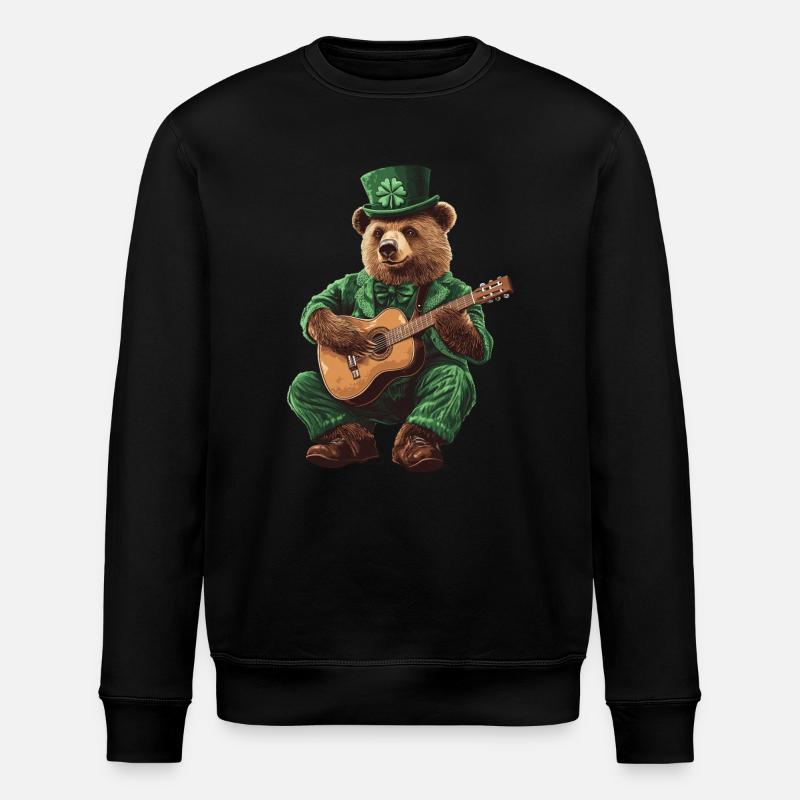 Tragen - Stanley/Stella Unisex Bio-Sweatshirt ROLLER - Schwarz