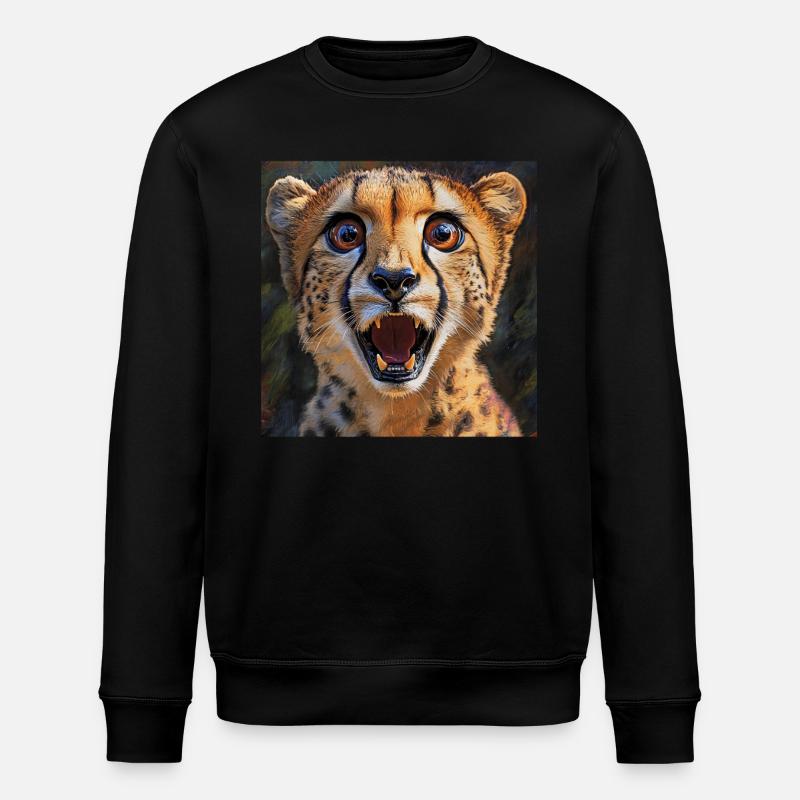 Gepard - Stanley/Stella Unisex Bio-Sweatshirt ROLLER - Schwarz