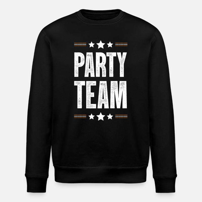 Équipe du parti - Sweat bio ROLLER Stanley/Stella Unisexe - noir