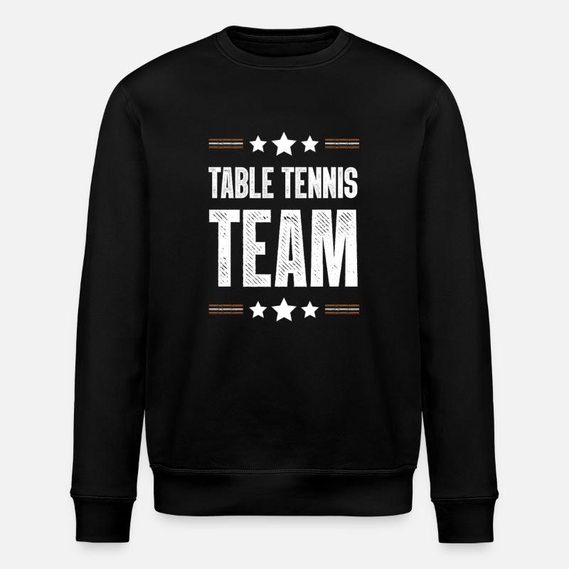 Table Tennis Team - Stanley/Stella ROLLER Unisex Organic Sweatshirt - black