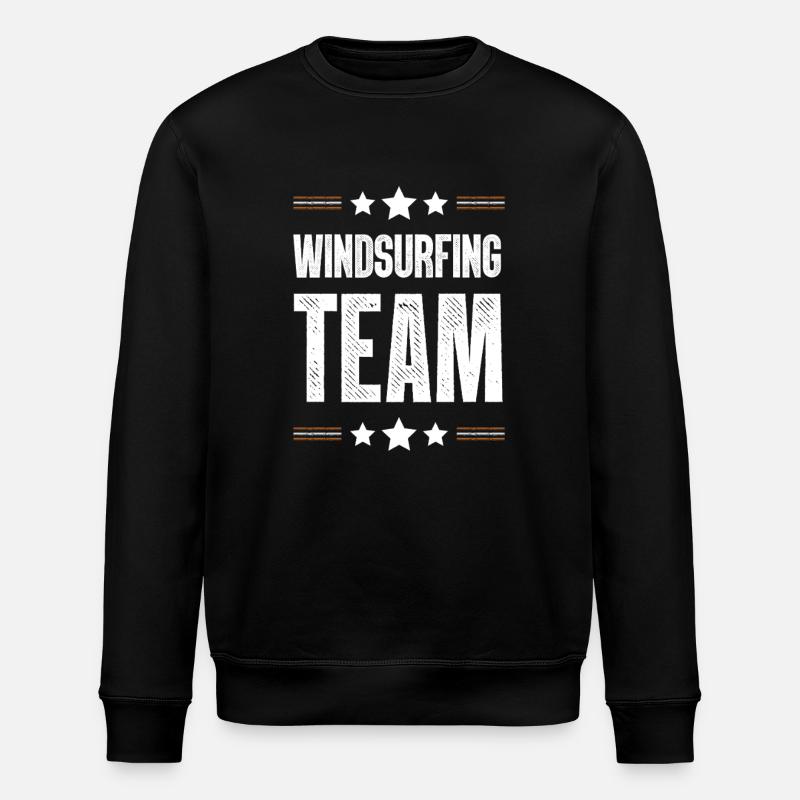 Windsurfing Team - Stanley/Stella ROLLER Unisex Organic Sweatshirt - black