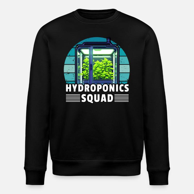 Hydroponics Squad - Stanley/Stella ROLLER Unisex Organic Sweatshirt - black