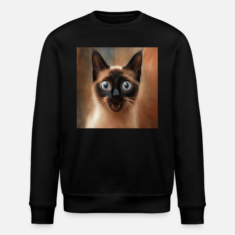 Siamese - Stanley/Stella Unisex Bio-Sweatshirt ROLLER - Schwarz