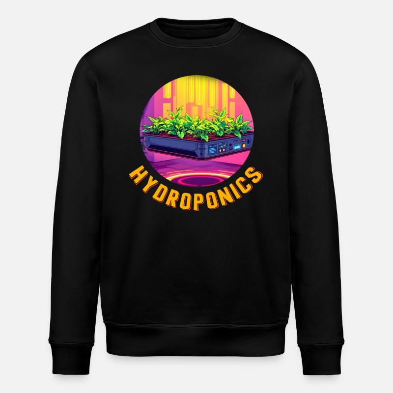 Hydroponik - Stanley/Stella Unisex Bio-Sweatshirt ROLLER - Schwarz