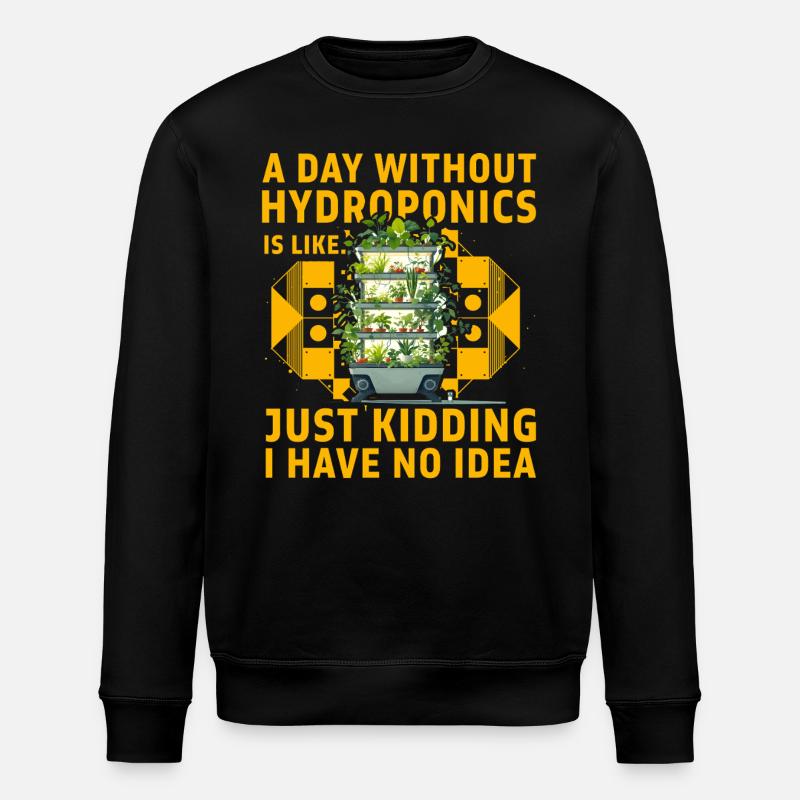 Hydroponik - Stanley/Stella Unisex Bio-Sweatshirt ROLLER - Schwarz