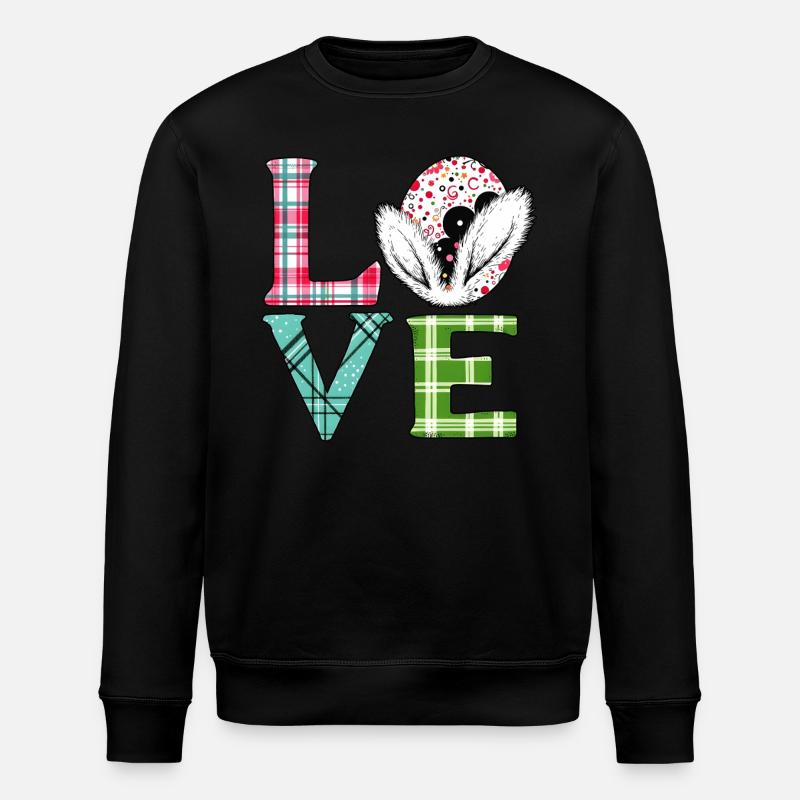 Love Easter - Stanley/Stella ROLLER Unisex Organic Sweatshirt - black