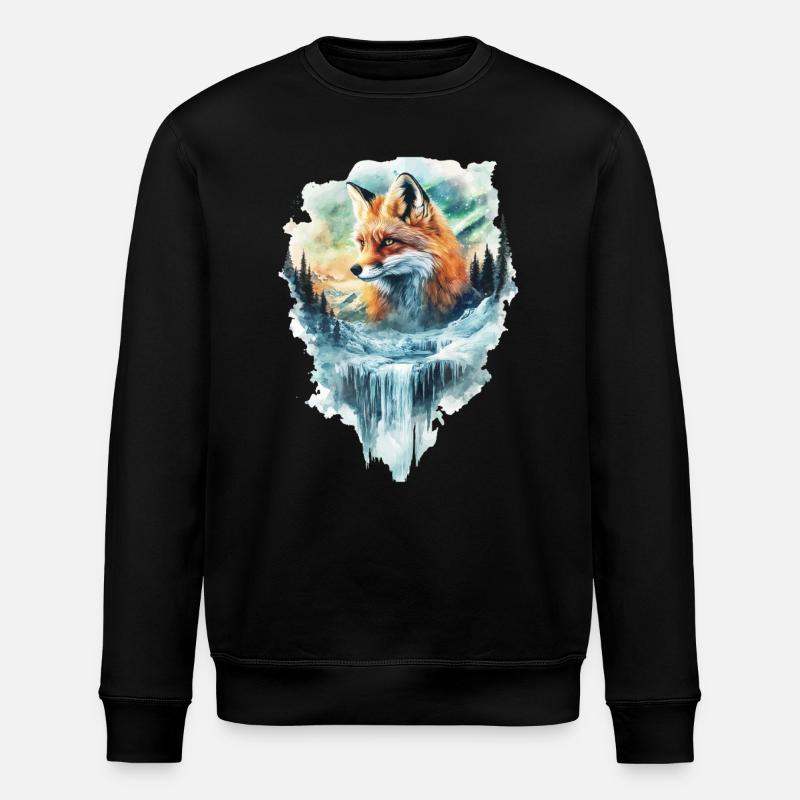 Fuchs - Stanley/Stella Unisex Bio-Sweatshirt ROLLER - Schwarz