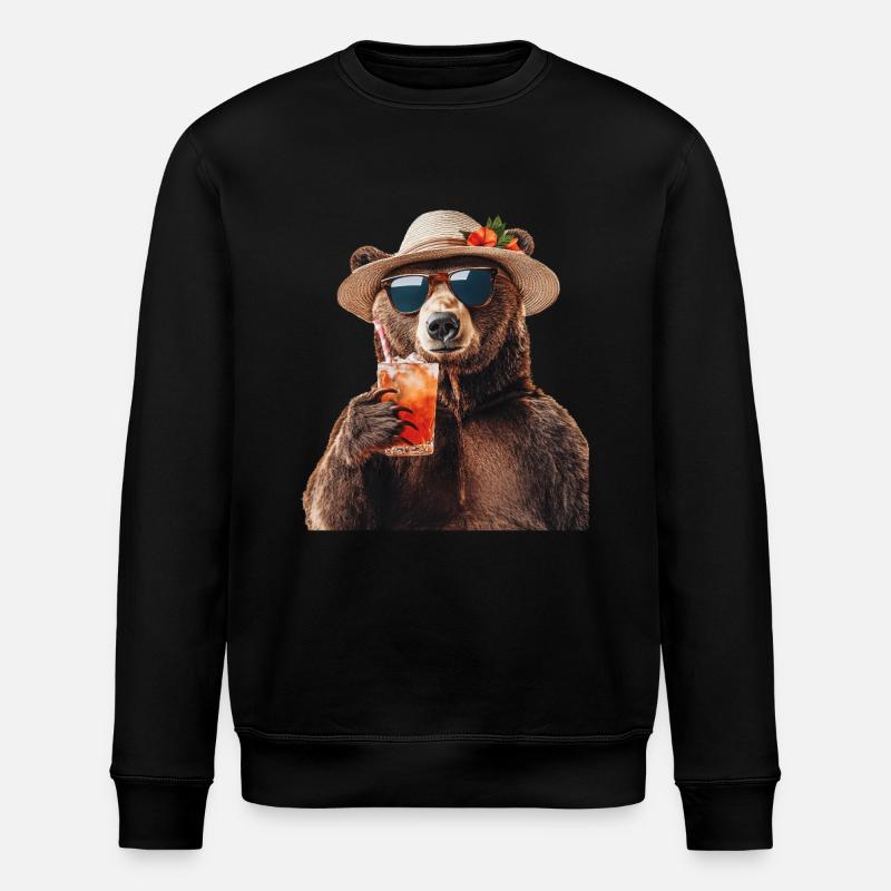 Tragen - Stanley/Stella Unisex Bio-Sweatshirt ROLLER - Schwarz