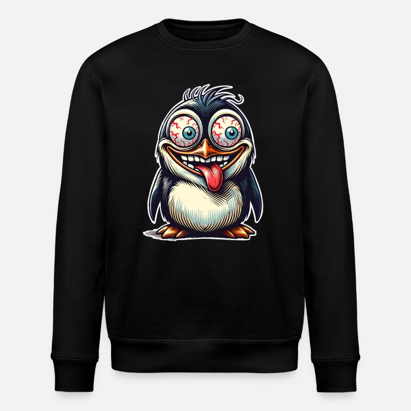 Pinguin - Stanley/Stella Unisex Bio-Sweatshirt ROLLER - Schwarz