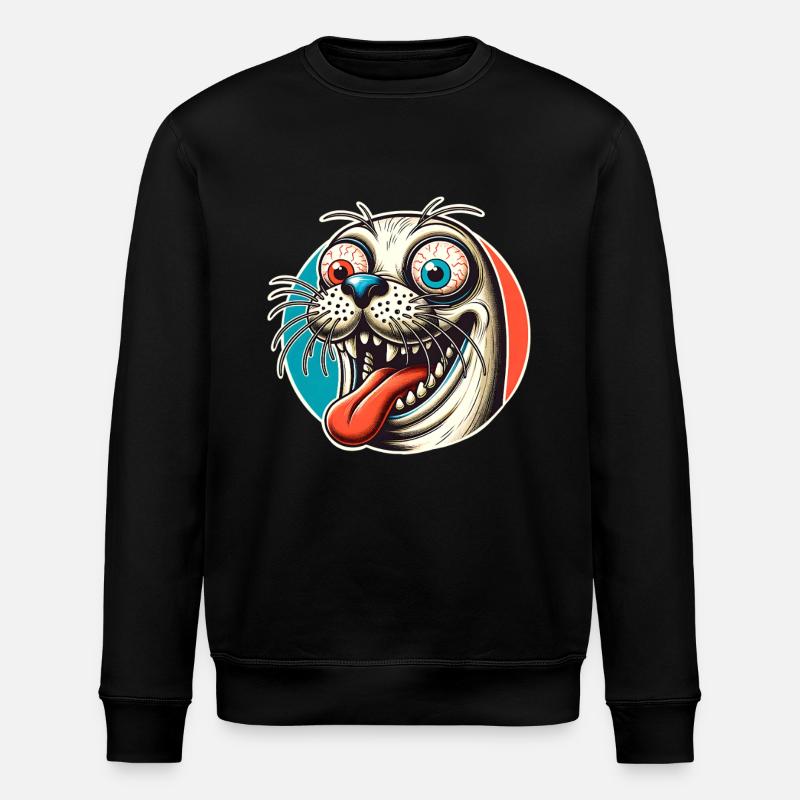 Sceau d’étanchéité - Sweat bio ROLLER Stanley/Stella Unisexe - noir