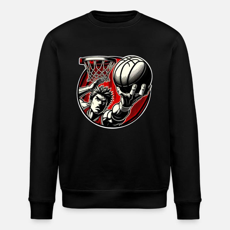Basket-ball Joueurs de basket-ball - Sweat bio ROLLER Stanley/Stella Unisexe - noir