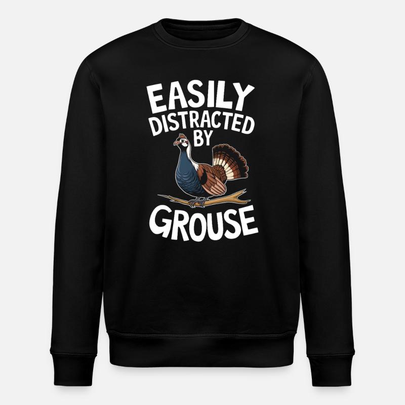 Auerhahn - Stanley/Stella Unisex Bio-Sweatshirt ROLLER - Schwarz
