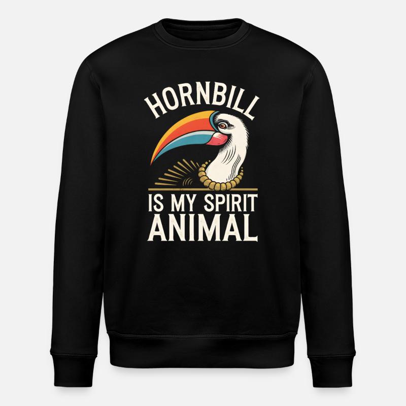 Nashornvogel - Stanley/Stella Unisex Bio-Sweatshirt ROLLER - Schwarz