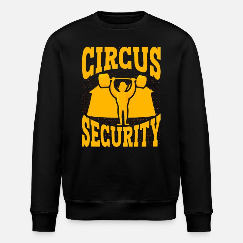 Zirkus Sicherheit - Stanley/Stella Unisex Bio-Sweatshirt ROLLER - Schwarz
