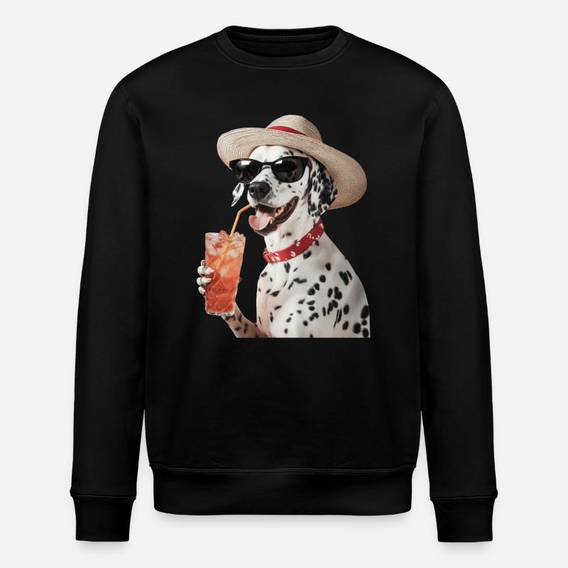 Dalmatiner - Stanley/Stella Unisex Bio-Sweatshirt ROLLER - Schwarz