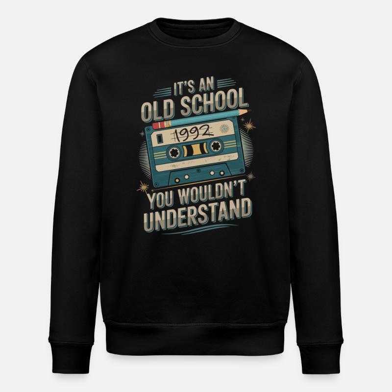 Retro Vibes – Édition 1992 - Sweat bio ROLLER Stanley/Stella Unisexe - noir