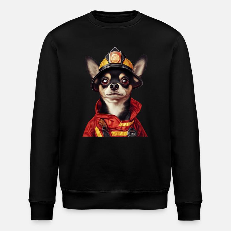 Chihuahua - Stanley/Stella Unisex Bio-Sweatshirt ROLLER - Schwarz