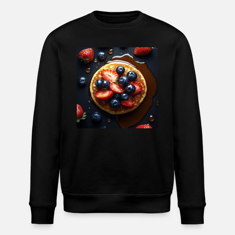 Pfannkuchen - Stanley/Stella Unisex Bio-Sweatshirt ROLLER - Schwarz