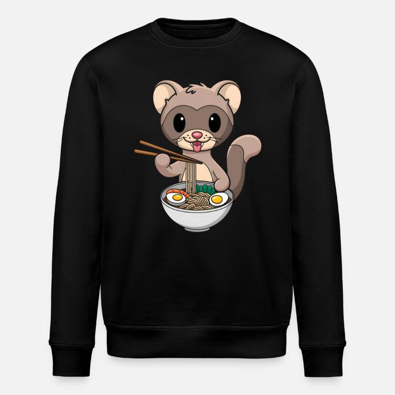 Wiesel - Stanley/Stella Unisex Bio-Sweatshirt ROLLER - Schwarz