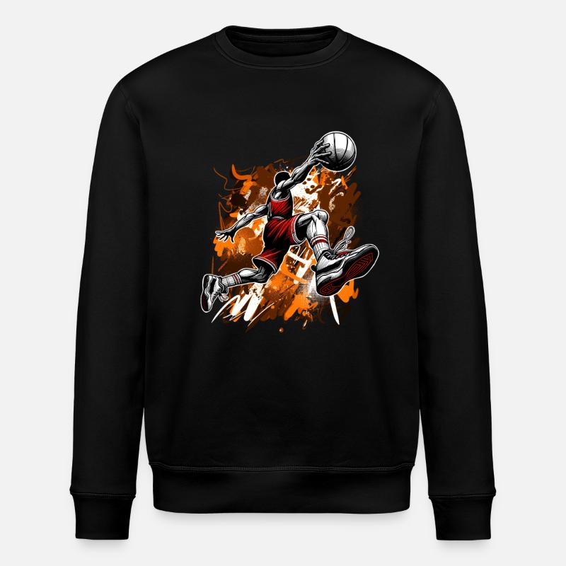 Basket-ball Joueurs de basket-ball - Sweat bio ROLLER Stanley/Stella Unisexe - noir