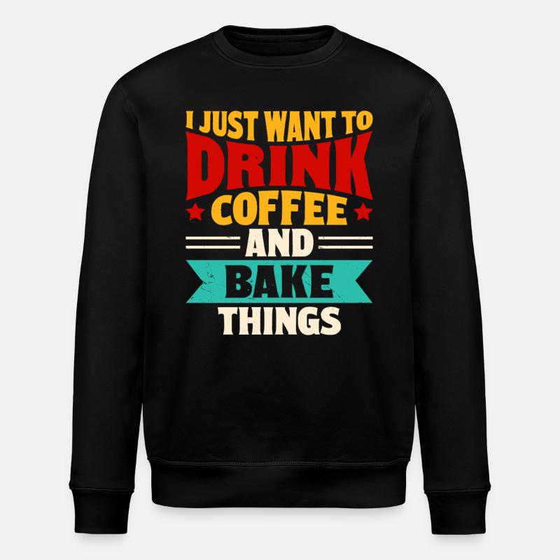 Backen - Stanley/Stella Unisex Bio-Sweatshirt ROLLER - Schwarz