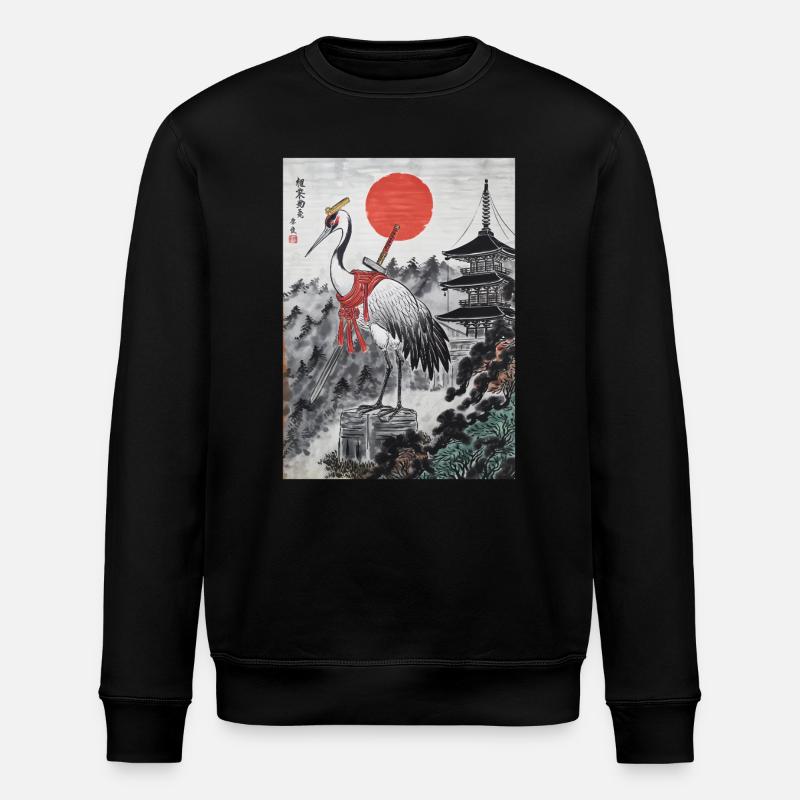 Samurai - Stanley/Stella Unisex Bio-Sweatshirt ROLLER - Schwarz