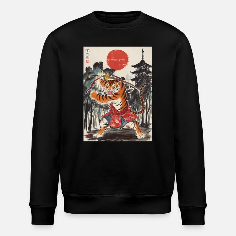 Samurai - Stanley/Stella Unisex Bio-Sweatshirt ROLLER - Schwarz