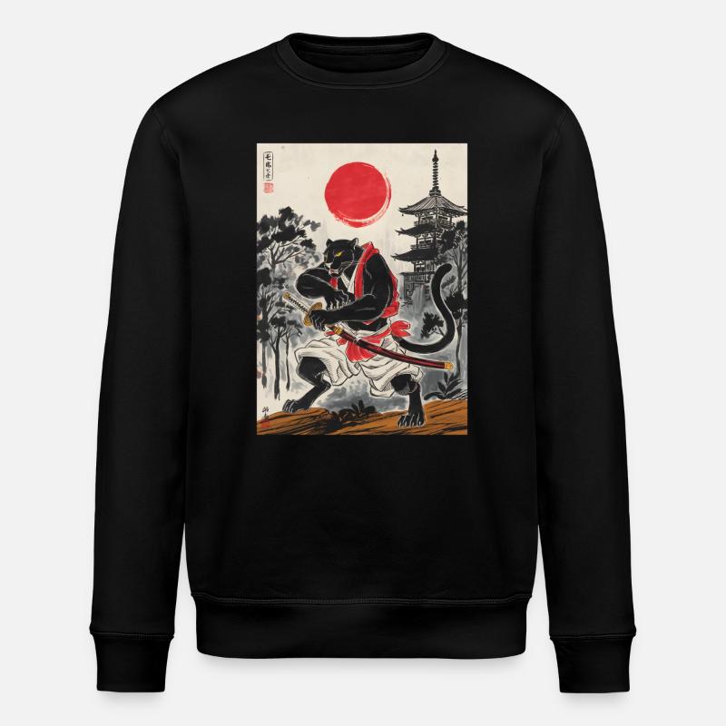 Samurai - Stanley/Stella Unisex Bio-Sweatshirt ROLLER - Schwarz