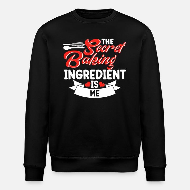 Baking Baker Bakery - Stanley/Stella ROLLER Unisex Organic Sweatshirt - black