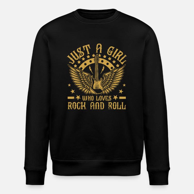 Rock and roll - Sweat bio ROLLER Stanley/Stella Unisexe - noir