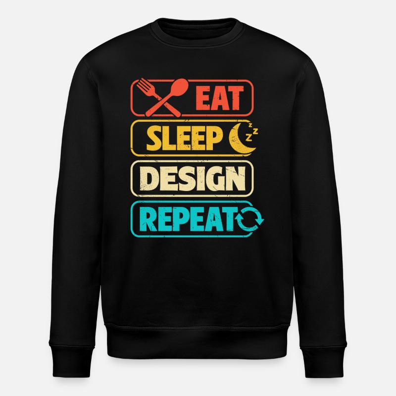 Architecte - Sweat bio ROLLER Stanley/Stella Unisexe - noir