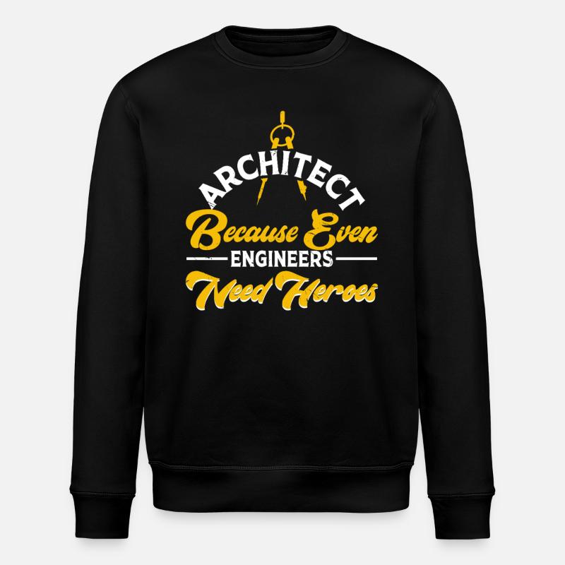 Architekt - Stanley/Stella Unisex Bio-Sweatshirt ROLLER - Schwarz