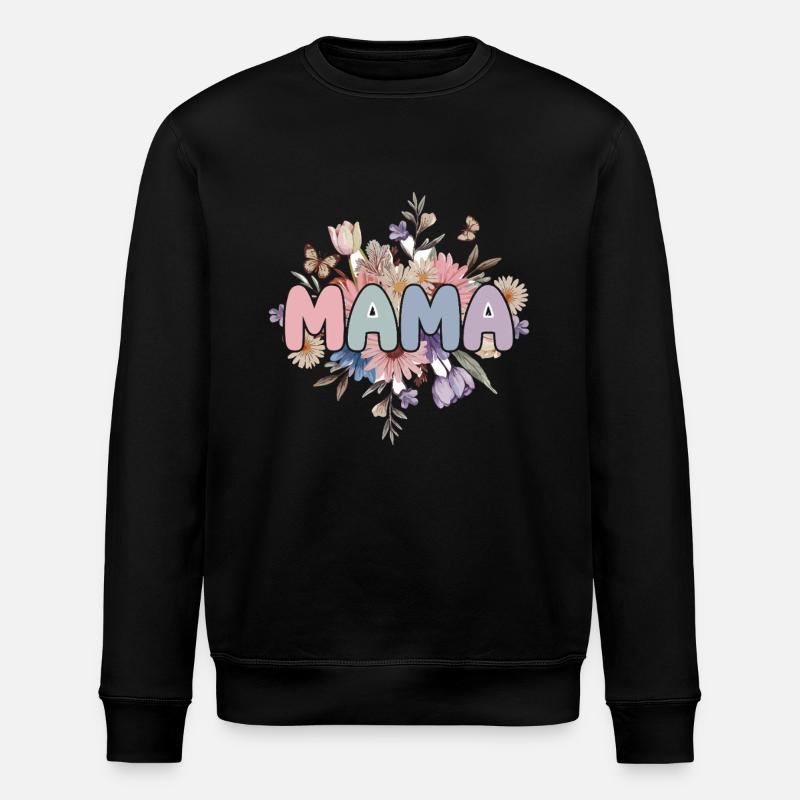 Mama - Stanley/Stella Unisex Bio-Sweatshirt ROLLER - Schwarz