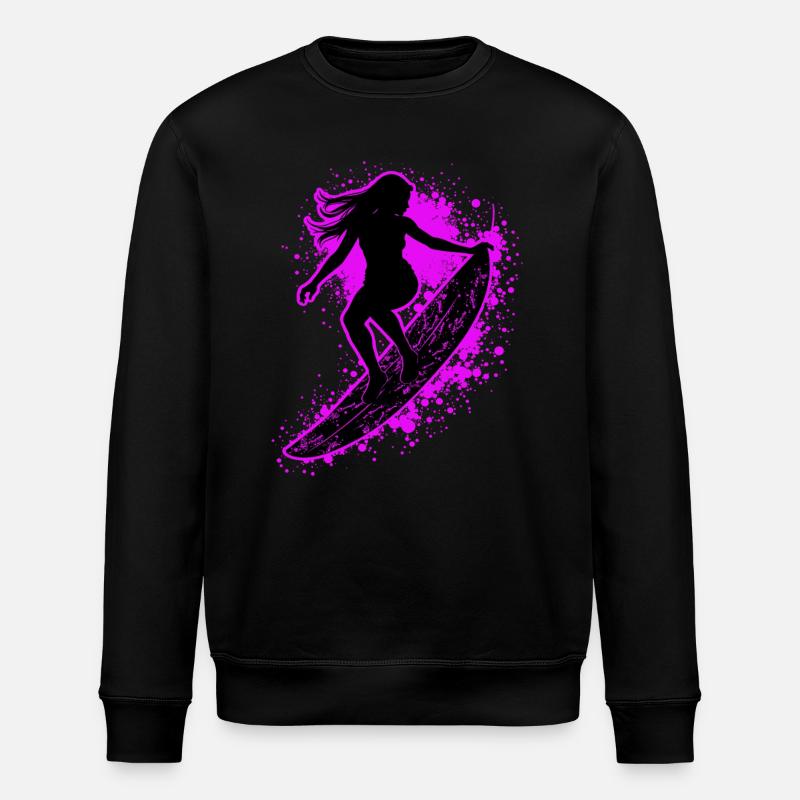 Surfeur élégant Surfer Surfer - Sweat bio ROLLER Stanley/Stella Unisexe - noir
