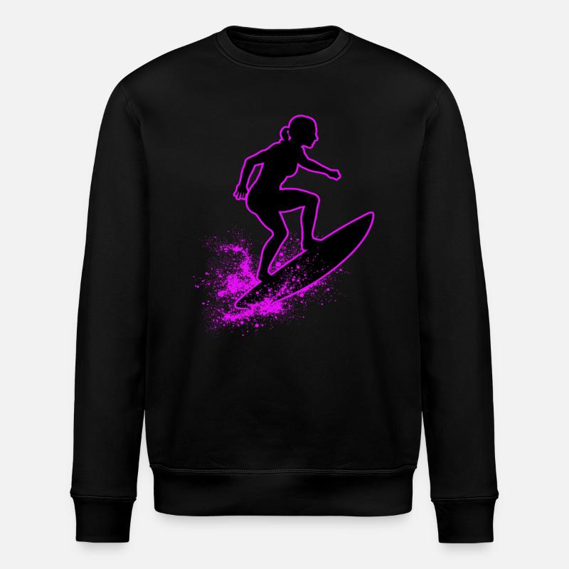 Surfeur élégant Surfer Surfer - Sweat bio ROLLER Stanley/Stella Unisexe - noir