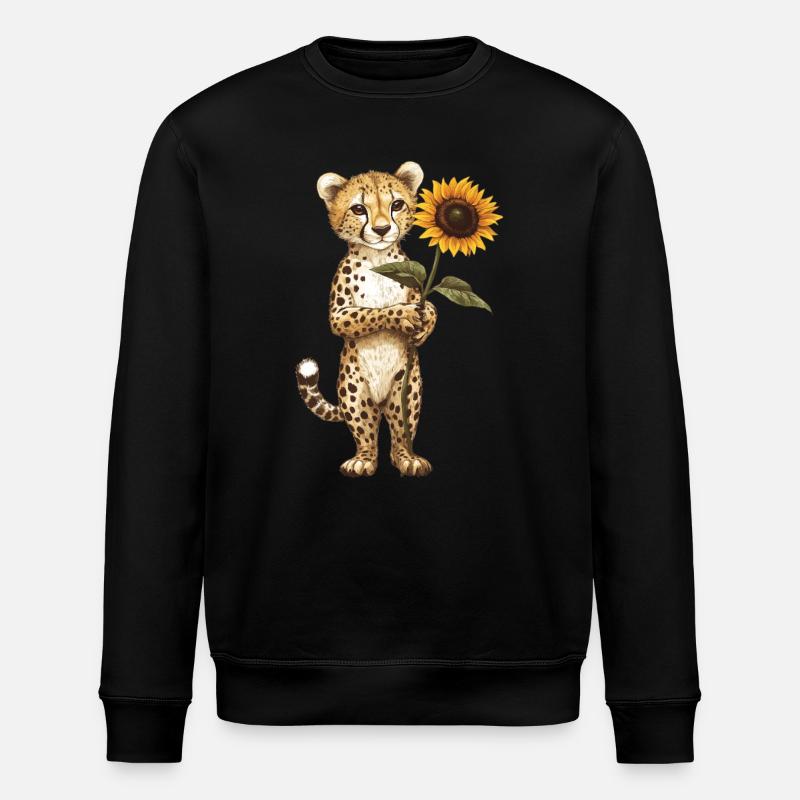 Giraffe - Stanley/Stella Unisex Bio-Sweatshirt ROLLER - Schwarz