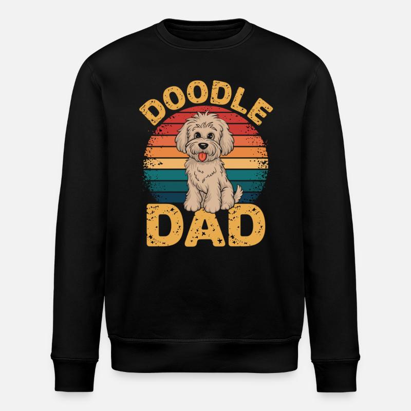 Doodle Dad – Labradoodle & Goldendoodle - Sweat bio ROLLER Stanley/Stella Unisexe - noir