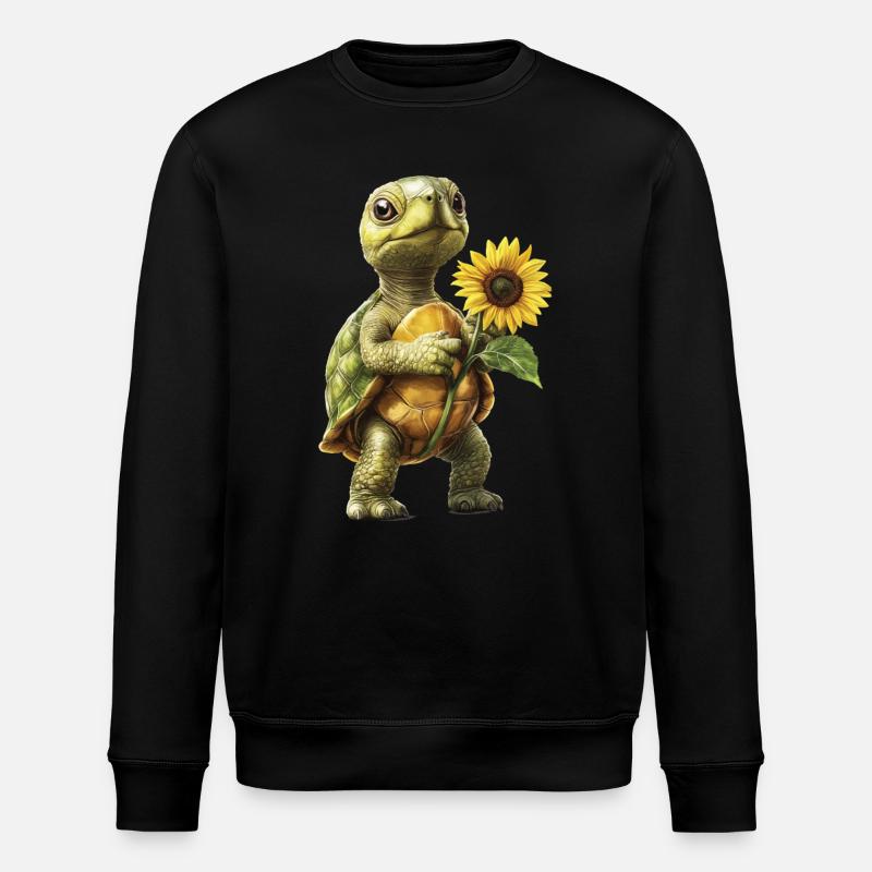 Huhn - Stanley/Stella Unisex Bio-Sweatshirt ROLLER - Schwarz