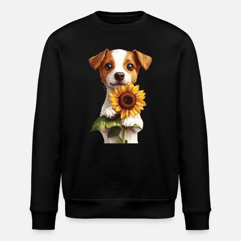 Jack Russell Terrier - Stanley/Stella Unisex Bio-Sweatshirt ROLLER - Schwarz